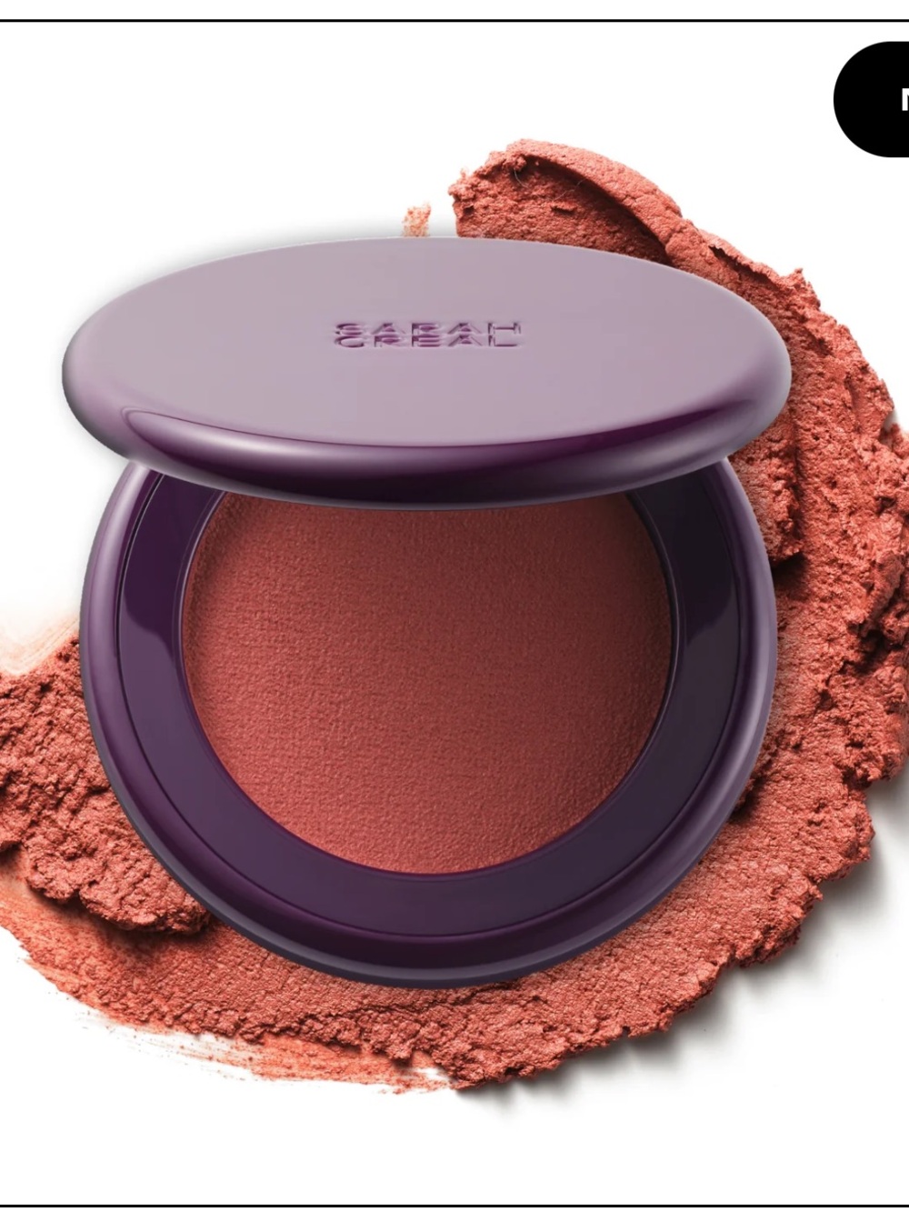 Sarah Creal COMING IN HOT Blurring Pressed-Mousse Blush in shade Sunshine